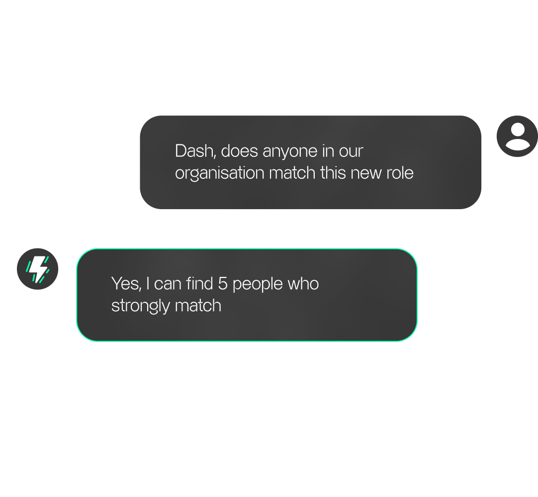 An image explaining how Dash offers accurate candidate matching 
